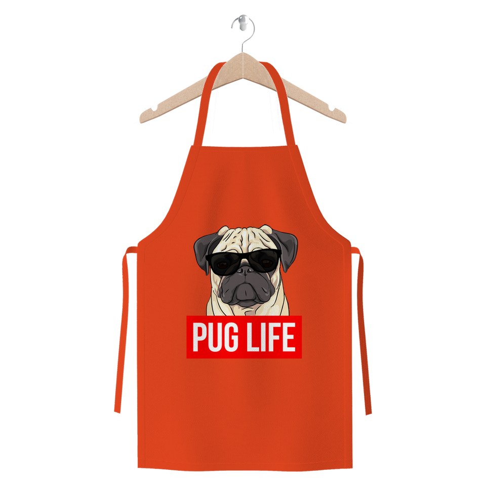 Pug Life - Pug Lover ﻿Premium Jersey Apron