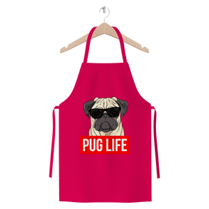 Pug Life - Pug Lover ﻿Premium Jersey Apron Pug Life - Pug Lover ﻿Premium Jersey Apron