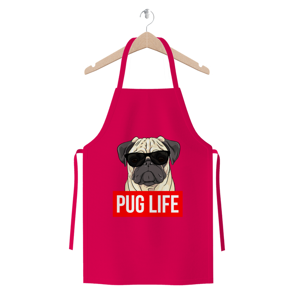 Pug Life - Pug Lover ﻿Premium Jersey Apron