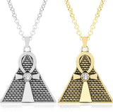 Egypt Pyramid Pendant Necklaces egyptian necklace, ankh necklace, nefertiti necklace, eye of horus necklace