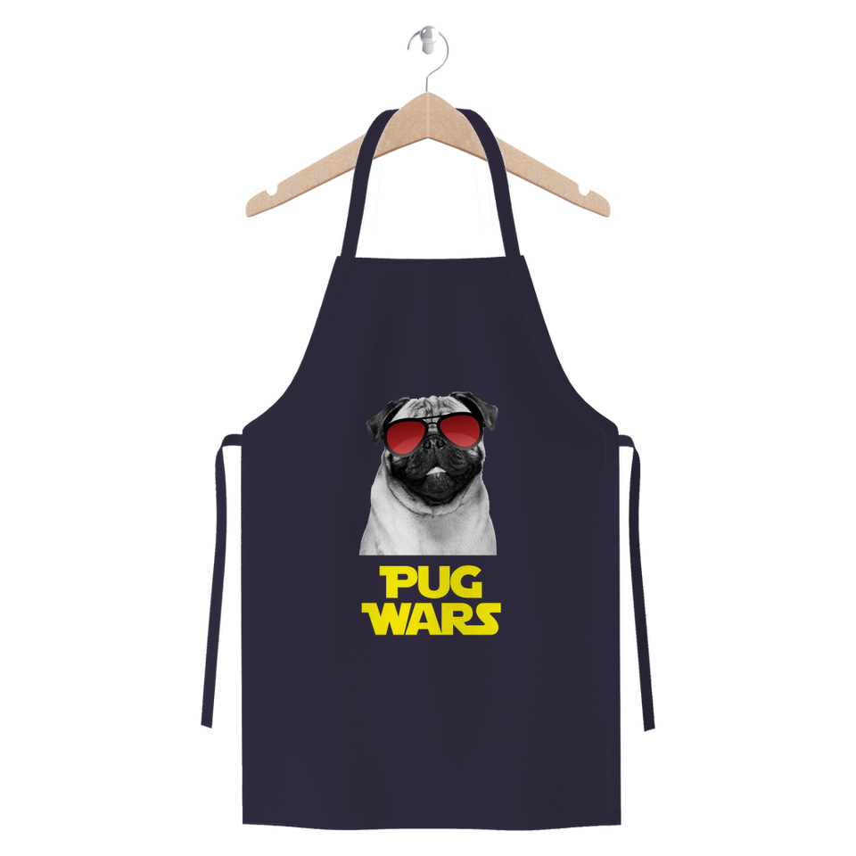 Pug Wars Return Of The Pug ﻿Premium Jersey Apron