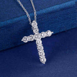 Silver Cross Necklace cross necklace, mens cross necklace, cross necklace for women