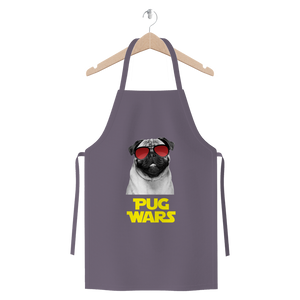 Pug Wars Return Of The Pug ﻿Premium Jersey Apron Pug Wars Return Of The Pug ﻿Premium Jersey Apron