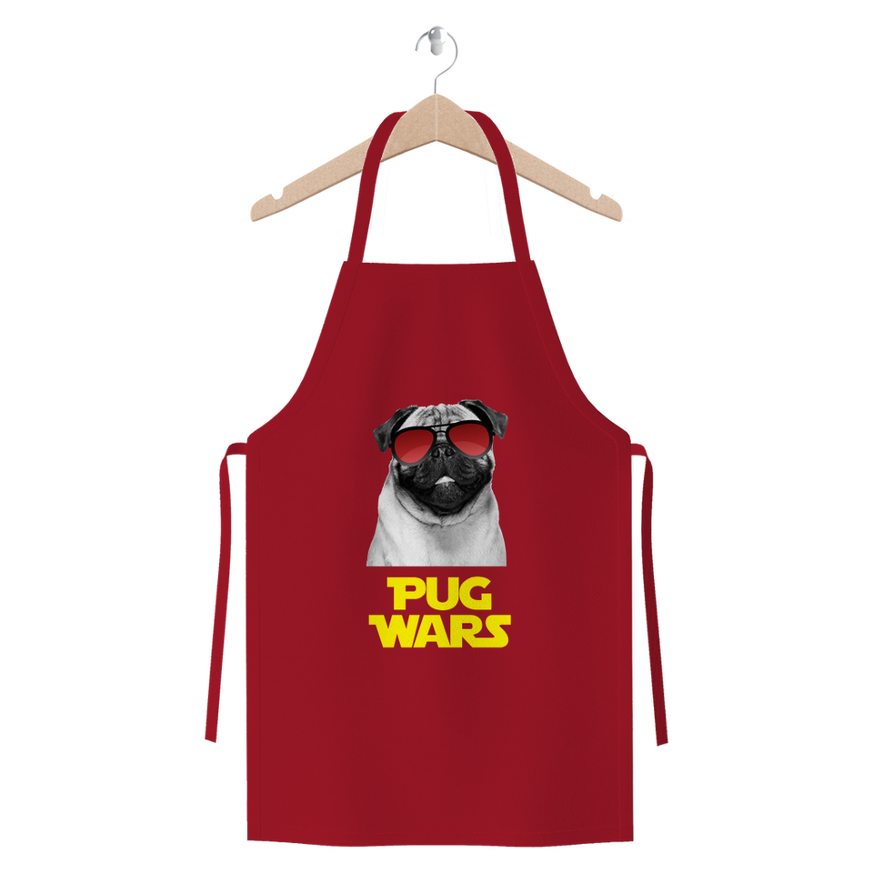 Pug Wars Return Of The Pug ﻿Premium Jersey Apron