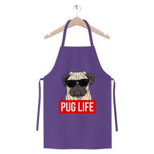 Pug Life - Pug Lover ﻿Premium Jersey Apron Pug Life - Pug Lover ﻿Premium Jersey Apron