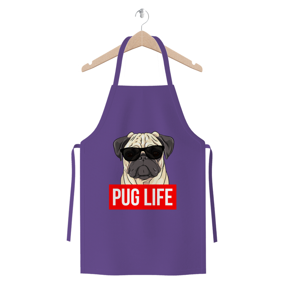 Pug Life - Pug Lover ﻿Premium Jersey Apron