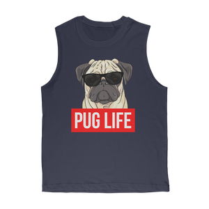 Pug Life - Pug Lover ﻿Premium Adult Muscle Top Pug Life - Pug Lover ﻿Premium Adult Muscle Top