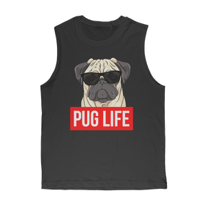 Pug Life - Pug Lover ﻿Premium Adult Muscle Top Pug Life - Pug Lover ﻿Premium Adult Muscle Top