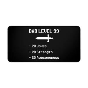 Dad Level 99 RPG Fantasy Gaming Gamer Desk Mat | RPG Fantasy Mouse Mat | Gaming Gamer Mouse Pad Dad Level 99 RPG Fantasy Gaming Gamer Desk Mat | RPG Fantasy Mouse Mat | Gaming Gamer Mouse Pad