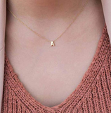 Initial Pendant Charm Necklace gold initial necklace, initial necklace, letter necklace, monogram necklace, initial necklace silver