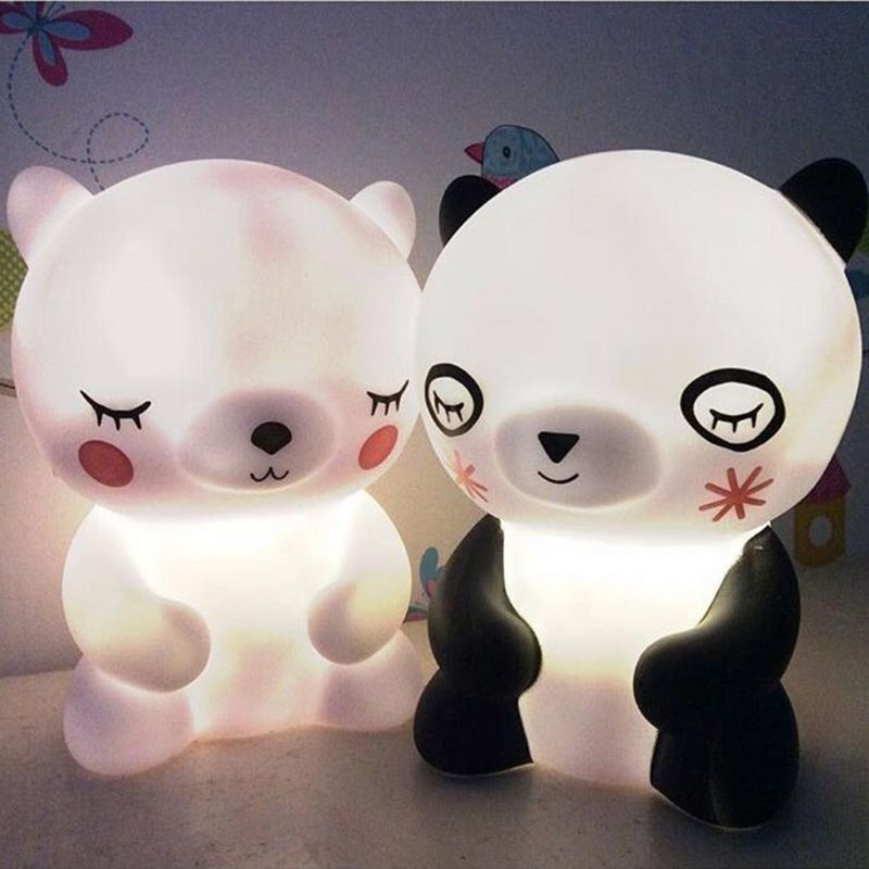 Cute Teddy Bear Night Light Lamp
