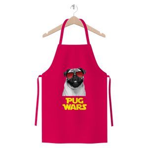 Pug Wars Return Of The Pug ﻿Premium Jersey Apron Pug Wars Return Of The Pug ﻿Premium Jersey Apron