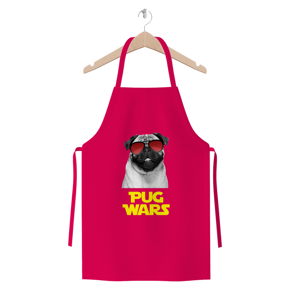 Pug Wars Return Of The Pug ﻿Premium Jersey Apron