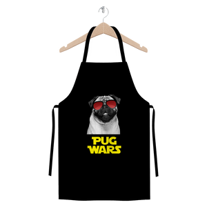 Pug Wars Return Of The Pug ﻿Premium Jersey Apron