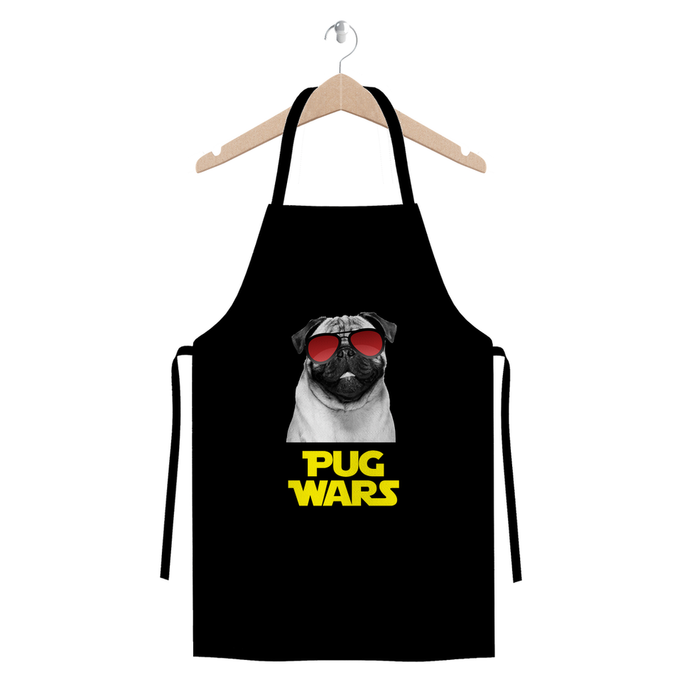 Pug Wars Return Of The Pug ﻿Premium Jersey Apron