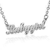 Babygirl Script Choker Necklace Babygirl Script Choker Necklace