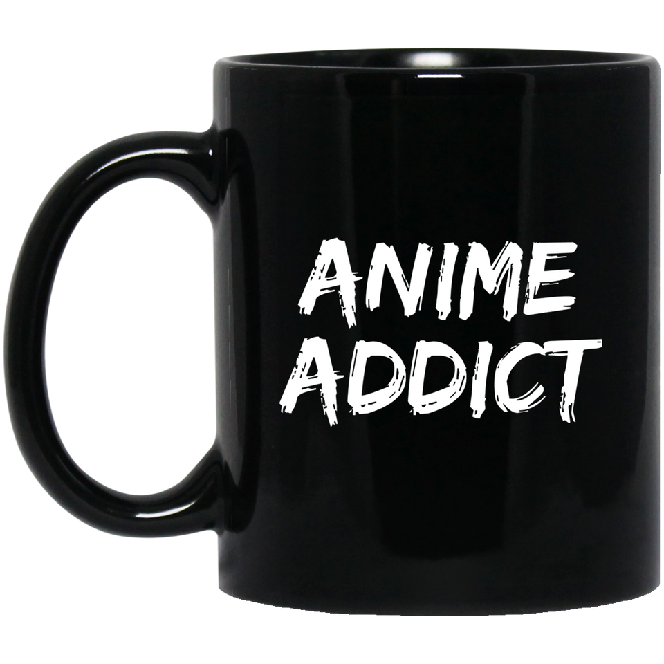 Anime Addict Anime Mug | Anime Gift Cup | Anime Coffee Mug | Anime Merch | 11oz Kawaii Mug