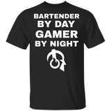 Bartender By Day Gamer By Night T-Shirt Bartender By Day Gamer By Night T-Shirt
