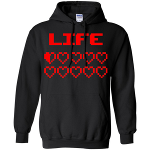 Gaming Life Bar - Game Hearts Health Bar Video Gaming Shirt Link Zelda