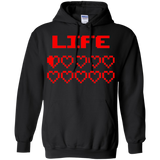 Gaming Life Bar - Game Hearts Health Bar Video Gaming Shirt Link Zelda