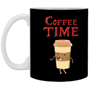 Coffee Time - Coffee Lovers 11 oz. White Mug Coffee Time - Coffee Lovers 11 oz. White Mug