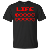 Gaming Life Bar - Game Hearts Health Bar Video Gaming Shirt Link Zelda