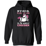 If Found Please Return To The Nearest Unicorn Hoodie unicorn shirt unicorn t shirt unicorn shirts for girls unicorn shirt womens unicorn birthday shirt