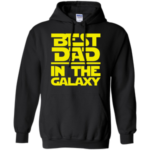 Best Dad In The Galaxy Pullover Hoodie 8 oz. Dad Daddy Father Fathers Day