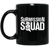 Brazilian Jiu Jitsu Submission Squad BJJ 11 oz. Black Mug Brazilian Jiu-Jitsu BJJ Brazilian Jiu Jitsu Coffee Mug