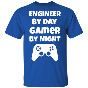 Engineer By Day Gamer By Night T-Shirt Engineer By Day Gamer By Night T-Shirt