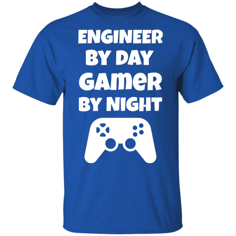 Engineer By Day Gamer By Night T-Shirt