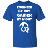 Engineer By Day Gamer By Night T-Shirt Engineer By Day Gamer By Night T-Shirt