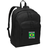 Brazilian Jiu Jitsu Flag BJJ 2 Backpack Brazilian Jiu-Jitsu BJJ Brazilian Jiu Jitsu Rucksack Training Bag