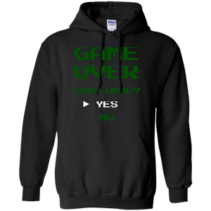 Game Over Continue Video Gaming Pullover Hoodie 8 oz. Game Over Continue Video Gaming Pullover Hoodie 8 oz.