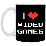 I Love Video Games 11 oz. White Mug I Love Video Games 11 oz. White Mug