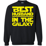 Best Husband In The Galaxy Crewneck Pullover Sweatshirt  8 oz. Best Husband In The Galaxy Crewneck Pullover Sweatshirt  8 oz.