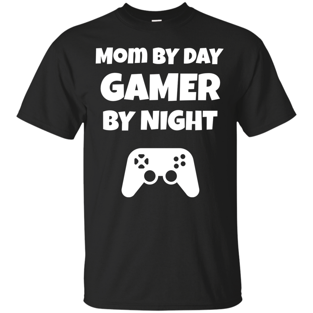 Mom By Day Gamer By Night Video Gaming Shirt