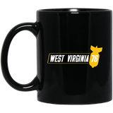 West Virginia 76 RPG Video Game 11 oz. Black Mug West Virginia 76 RPG Video Game 11 oz. Black Mug