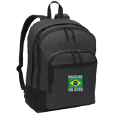 Brazilian Jiu Jitsu Flag BJJ 2 Backpack Brazilian Jiu-Jitsu BJJ Brazilian Jiu Jitsu Rucksack Training Bag