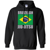 Brazilian Jiu Jitsu Flag 2 BJJ Pullover Hoodie 8 oz. Brazilian Jiu-Jitsu BJJ Brazilian Jiu Jitsu Hoodie