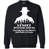 DeWitt Investigations Crewneck Pullover Sweatshirt  8 oz. DeWitt Investigations Crewneck Pullover Sweatshirt  8 oz.