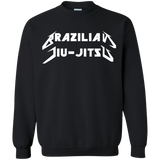 Brazilian Jiu Jitsu Metal BJJ Crewneck Pullover Sweatshirt  8 oz. Brazilian Jiu Jitsu Metal BJJ Crewneck Pullover Sweatshirt  8 oz.