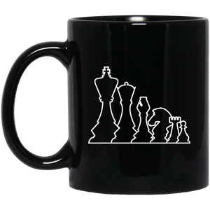 Chess Pieces Mug / Chess Gift Mug / Chess Lover 11 oz. Black Mug Chess Pieces Mug / Chess Gift Mug / Chess Lover 11 oz. Black Mug