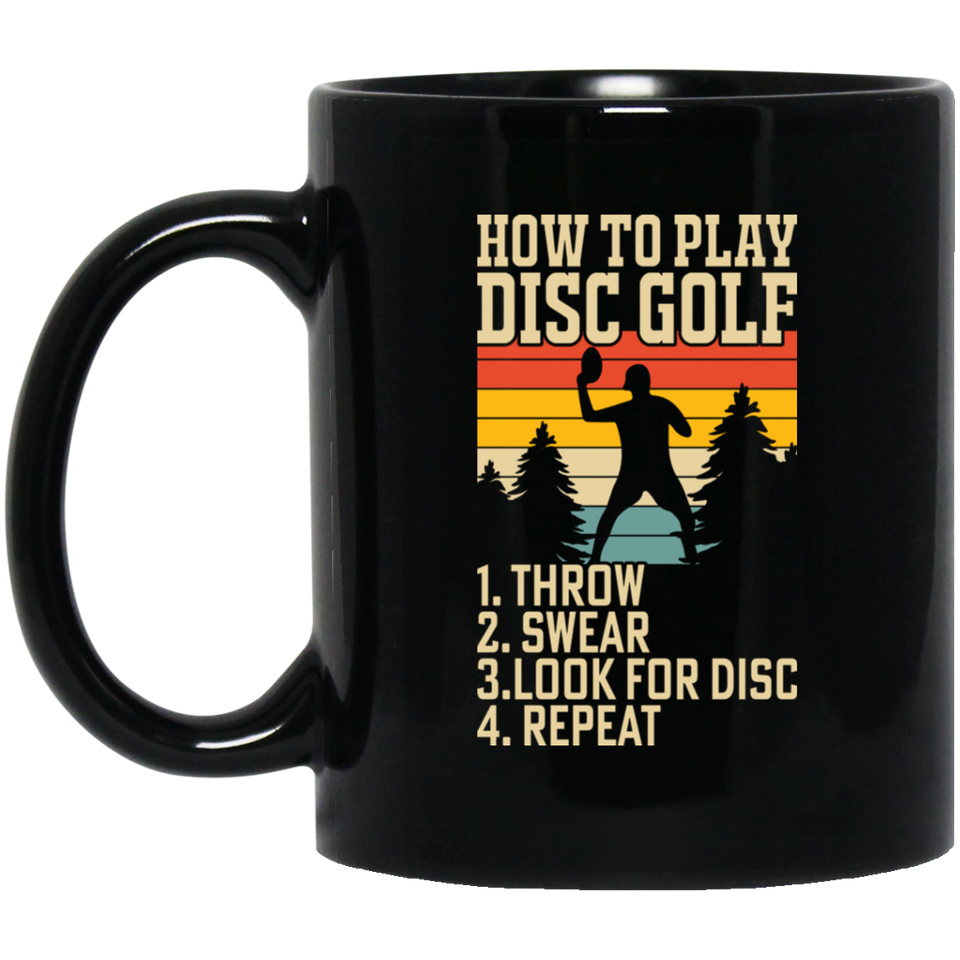 How To Play Disc Golf Mug | Disc Sport Mug | Disc Golf Gifts | Disc Golf 11oz Mug