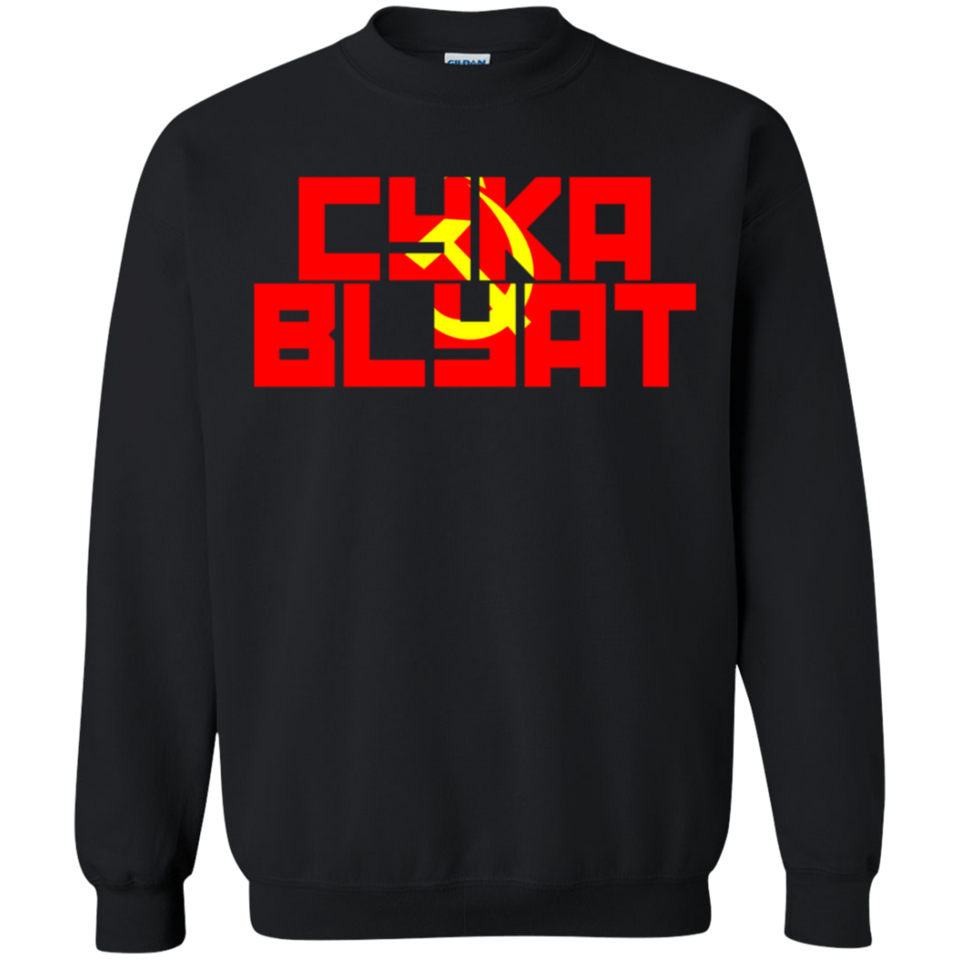 CYKA BLYAT Gaming Crewneck Pullover Sweatshirt  8 oz.