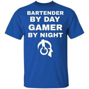 Bartender By Day Gamer By Night T-Shirt Bartender By Day Gamer By Night T-Shirt