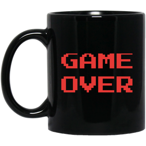 Game Over 11 oz. Black Mug Game Over 11 oz. Black Mug
