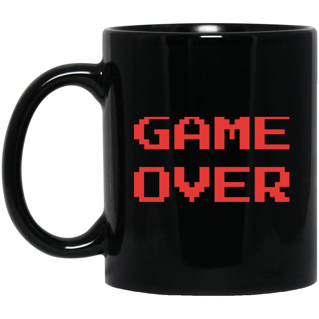 Game Over 11 oz. Black Mug