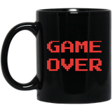Game Over 11 oz. Black Mug Game Over 11 oz. Black Mug