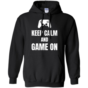 Keep Calm And Game On Video Gaming Pullover Hoodie 8 oz. Keep Calm And Game On Video Gaming Pullover Hoodie 8 oz.